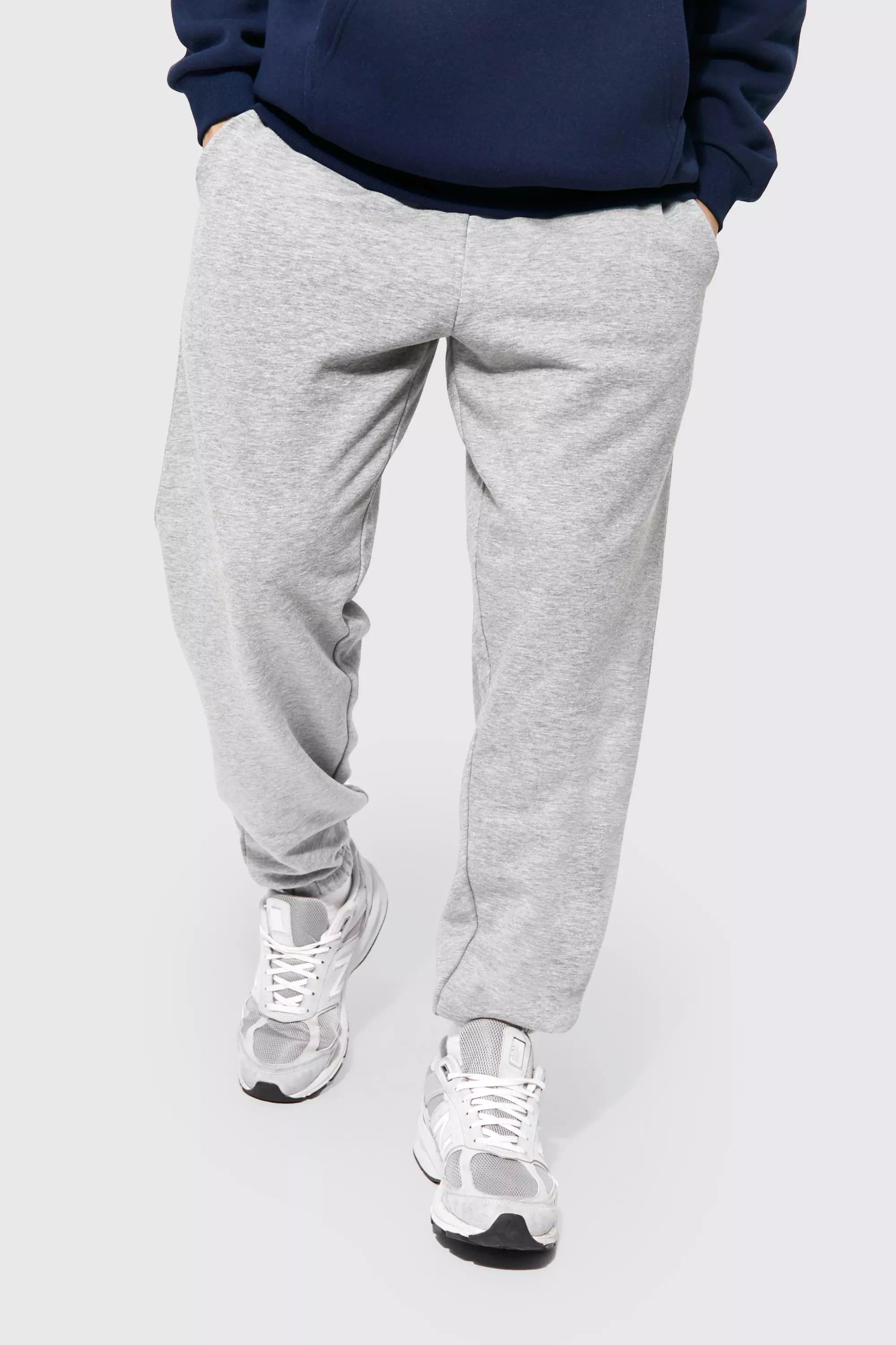 Grey oversized joggers mens sale